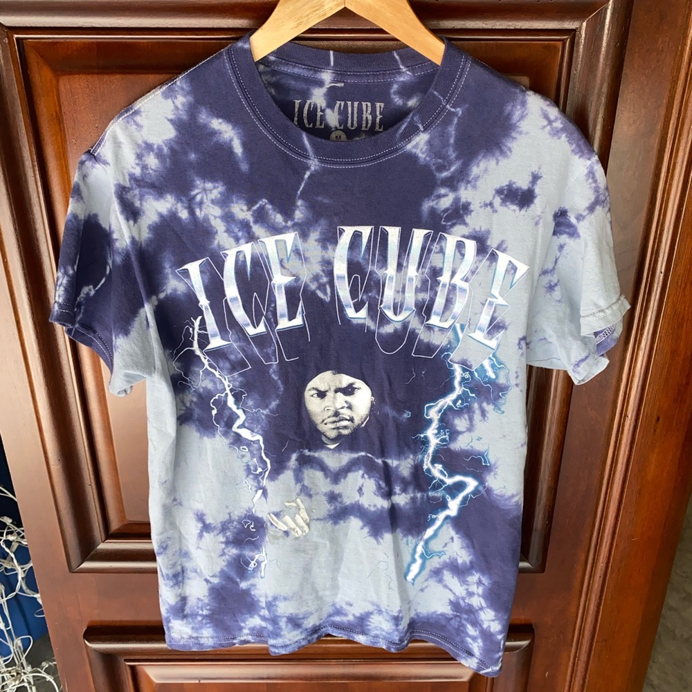 Ice Cube Rap Artist Tie Dyed Graphic tee